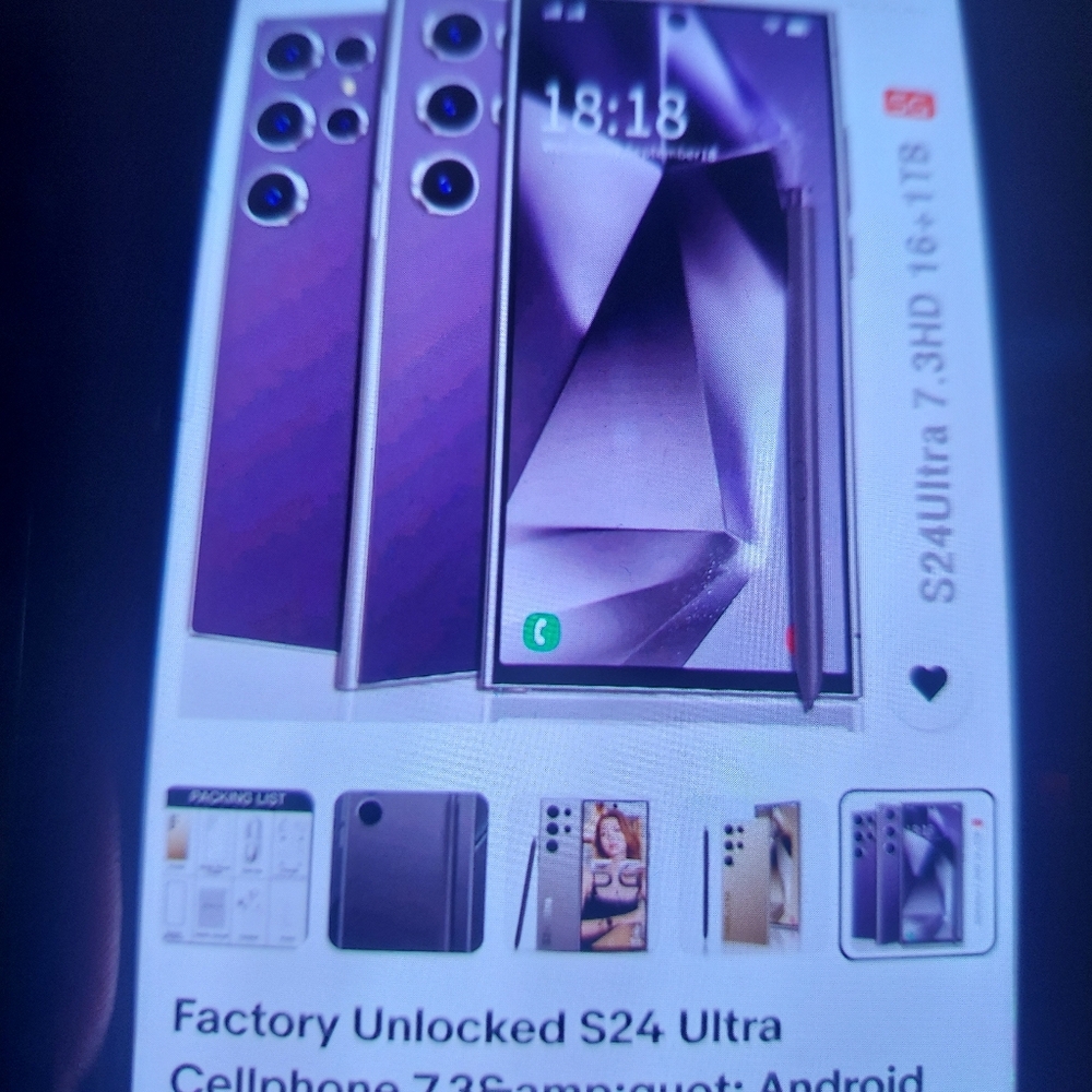 Factory unlocked s24 ultra cellphone 7.3 Amp quot android smartphone brand